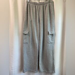 Brandy Melville Anastasia Cargo Sweatpants Gray
